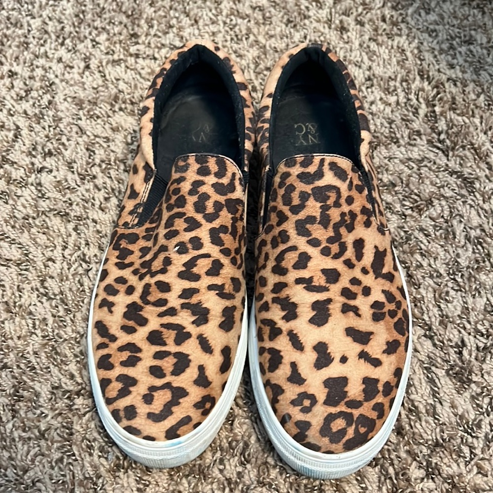 New York & Company Leopard Print Sneakers - Picture 2 of 8